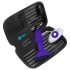 b-Vibe Rimming - točící anální vibrátor s perlami (fialový)