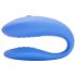 We-Vibe Match - vodotěsný, nabíjecí partnerský vibrátor (modrý)