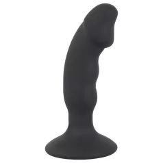   Black Velvets - anální vibrátor s penisem - dobíjecí - černý