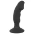 Black Velvets - anální vibrátor s penisem - dobíjecí - černý