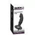 Black Velvets - anální vibrátor s penisem - dobíjecí - černý