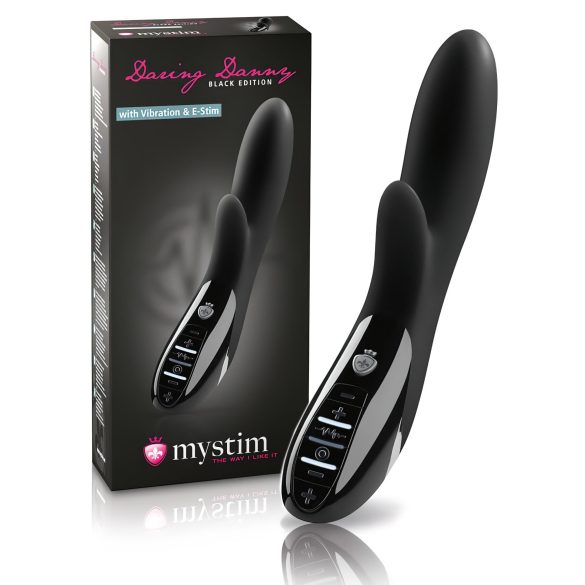 mystim Daring Danny - elektro-stimulační vibrátor (černý)