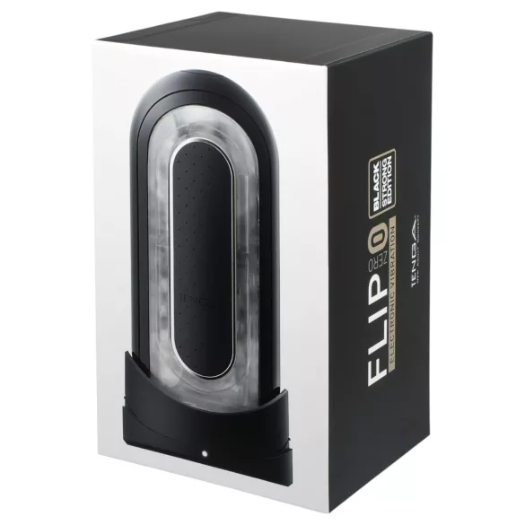 TENGA Flip Zero - vibrační masturbátor - černá