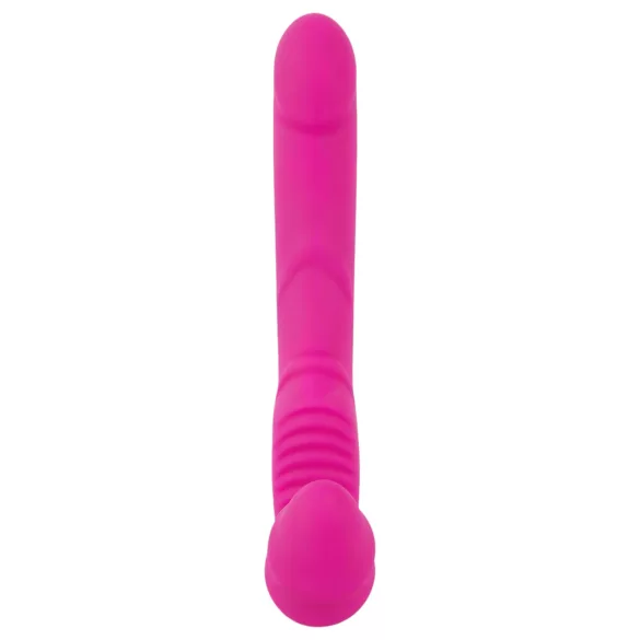 You2Toys - Double2Teaser - připínací vibrátor bez popruhů (růžový)