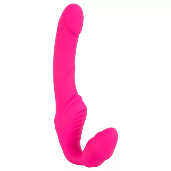 You2Toys - Double2Teaser - připínací vibrátor bez popruhů (růžový)