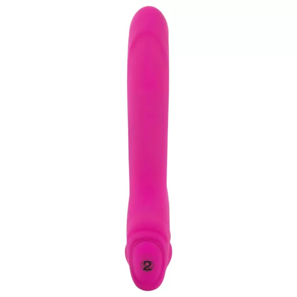 You2Toys - Double2Teaser - připínací vibrátor bez popruhů (růžový)