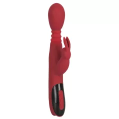   You2Toys Massager - tlačný-rotující, vyhřívaný vibrátor na G‑bod (červený)