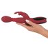 You2Toys G-bod Vibrátor - tlačící, rotující a vyhřívací (červený)
