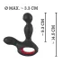 You2Toys - masážní vibrátor na prostatu s rotací a ohřevem - černý