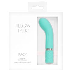   Pillow Talk Racy - vibrátor na G-bod - úzký - dobíjecí - tyrkysový