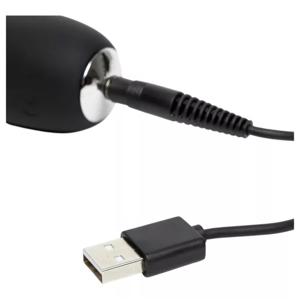 Happyrabbit - vibrátor na bod G - štíhlý - černý