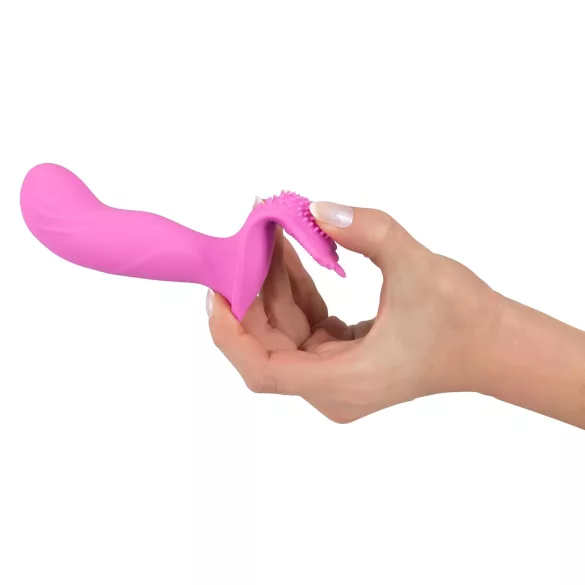 SMILE - vibrační tanga na G-bod - bezdrátový, dobíjecí vibrátor - růžová