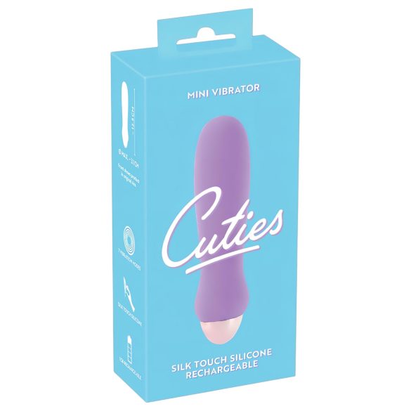 Cuties Mini Purple - vibrátor na baterii - silikonový - fialový