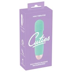 Cuties - mini masážní vibrátor - dobíjecí - zelený