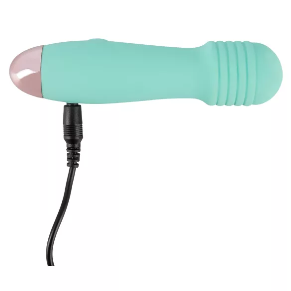 Cuties - mini masážní vibrátor - dobíjecí - zelený