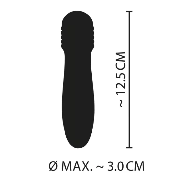 Cuties - mini masážní vibrátor - dobíjecí - zelený