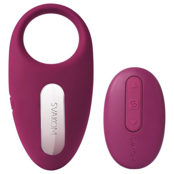 Svakom Winni - rádiový vibrační kroužek na penis (fialový)