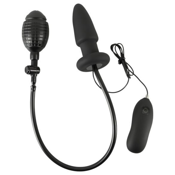 You2Toys - nafukovací anální roztahovač s vibracemi (černý)