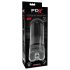 PDX Elite Extender Pro - dobíjecí sací a vibrační umělá vagína (černá)