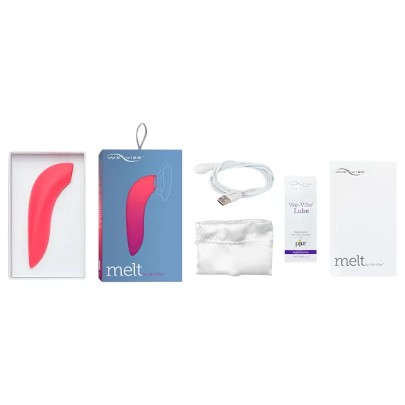 We-Vibe Melt - chytrý vzduchový stimulátor klitorisu (korálová)