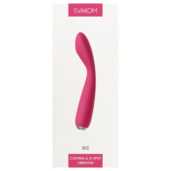 Svakom Iris - vibrátor na G-bod - akumulátor, vodotěsný, červený