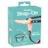 You2Toys - Strap-On - dobíjecí, připínací vibrátor (přírodní)