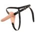 You2Toys - Strap-On - dobíjecí, připínací vibrátor (přírodní)