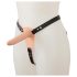 You2Toys - Strap-On - dobíjecí, připínací vibrátor (přírodní)