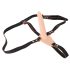 You2Toys - Strap-On - dobíjecí, připínací vibrátor (přírodní)
