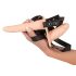 You2Toys - Strap-On - připínací dvojitý vibrátor (přírodní)