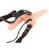 You2Toys - Strap-On - připínací dvojitý vibrátor (přírodní)