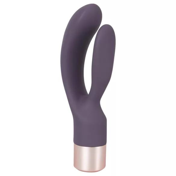 You2Toys - vibrátor s stimulací klitorisu - dobíjecí, fialový