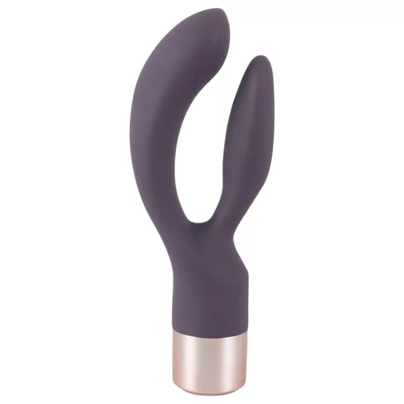 You2Toys - vibrátor s stimulací klitorisu - dobíjecí, fialový