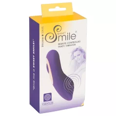   SMILE - vibrátor na klitoris do kalhotek - nabíjecí, dálkové ovládání, fialový