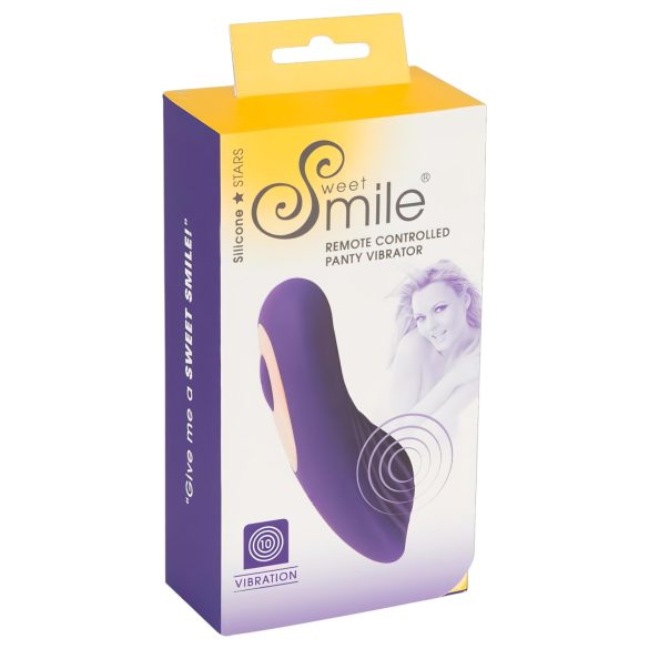 SMILE Kalhotky - akku, dálkové vibrační kalhotky (fialové)