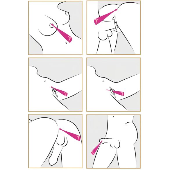 Couples Choice - akumulátorový klitoris vibrátor (růžový)