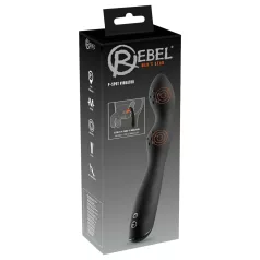 Rebel - vibrátor na prostatu se 2 motory - černý