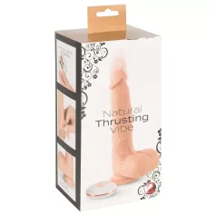   You2Toys - vibrátor s přírazem - realistický - tělová barva