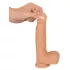 You2Toys - vibrátor s přírazem - realistický - tělová barva