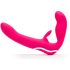 Happyrabbit Strapless - připínací vibrátor (růžový)