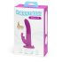 Happyrabbit Strap-On - králičí připínací vibrátor (fialový)