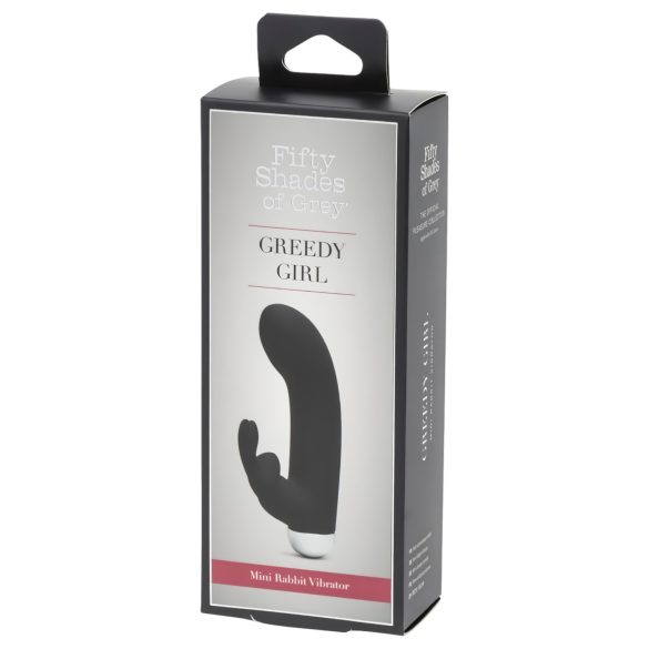 Padesát odstínů šedi Greedy Girl - vibrátor s ramenem na klitoris (černý)