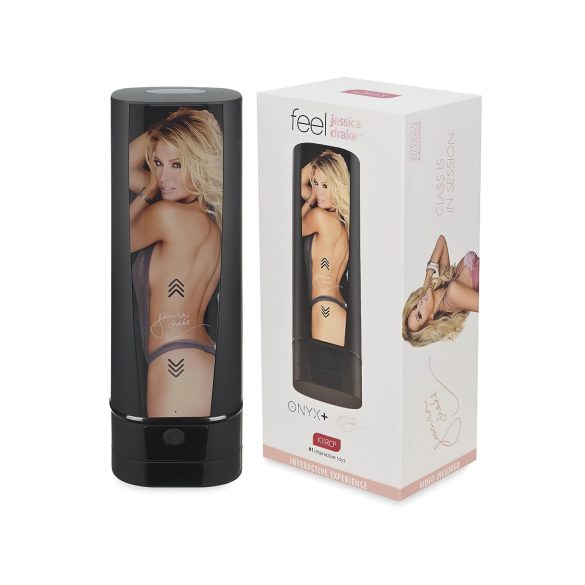 Kiiroo Onyx+ Jessica Drake - interaktivní masturbátor (černý)