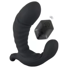   You2Toys - nafukovací vibrátor s dálkovým ovládáním - černý