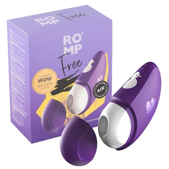 ROMP Free - vodotěsný bezkontaktní stimulátor klitorisu (fialový)