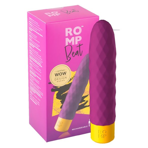 ROMP Beat - akumulátorový vodotěsný vibrátor (fialový)