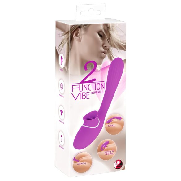 You2Toys 2 Funkční Vibe - dobíjecí 2v1 vibrátor (fialový)