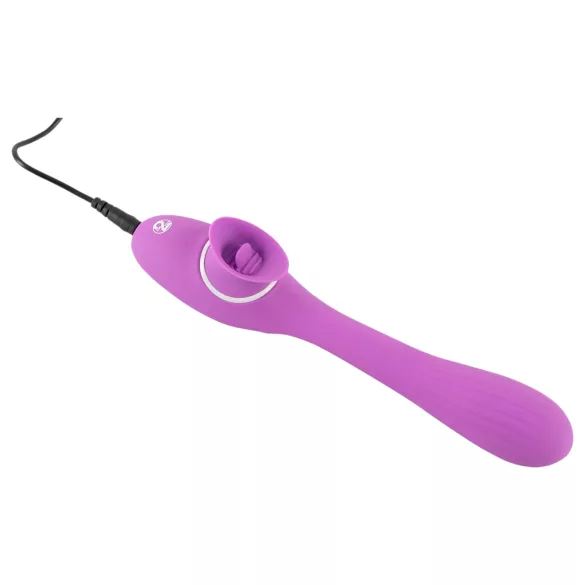 You2Toys - vibrátor 2v1 s akumulátorem - fialový