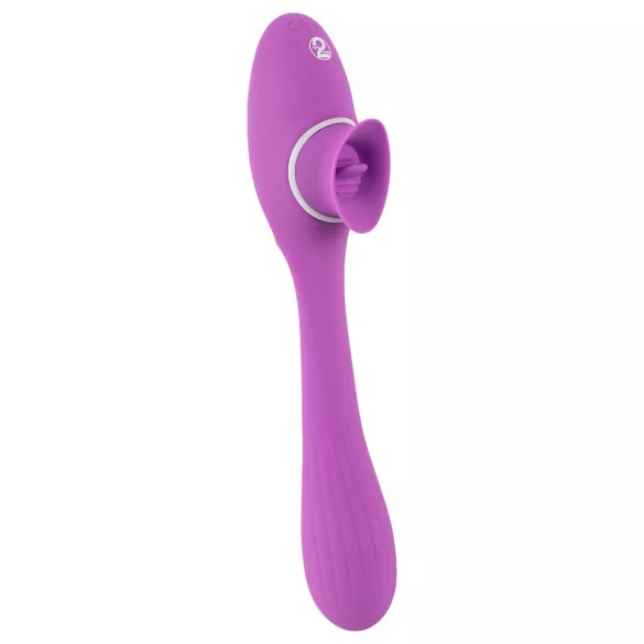 You2Toys - vibrátor 2v1 s akumulátorem - fialový
