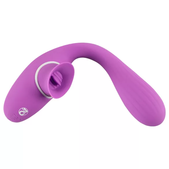You2Toys - vibrátor 2v1 s akumulátorem - fialový